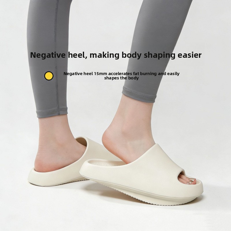Women'S Shoes Quality - 女性用ネガティブヒールシューズ、骨盤矯正用アーチサポートスリッパ、家庭用滑り止め付きハイフロント＆ローバックシューズ