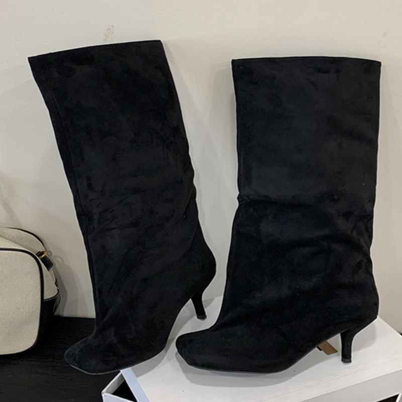 冬ストリートパンク ラウンドトゥ レディース ニーハイブーツ - Knee High Boots Women のレビューと価格
