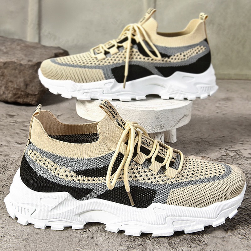 女性スニーカーシューズ大きいサイズ通気性メッシュ軽量プラット - Women Shoes Tennis のレビューと価格