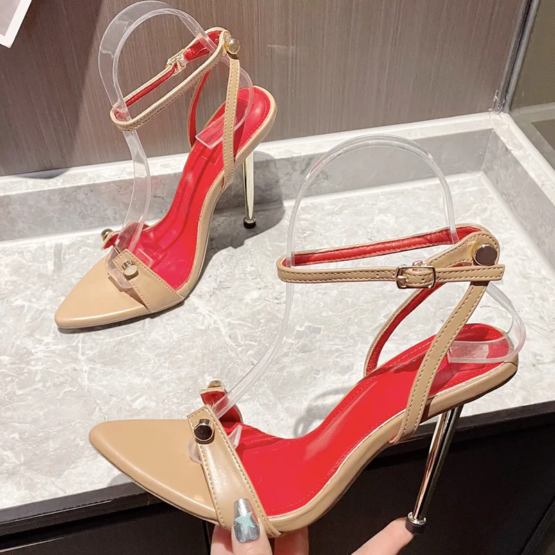 2026年新作 夏 セクシー リベット付き 薄型ハイヒール  - Women'S Shoes Quality のレビューと価格