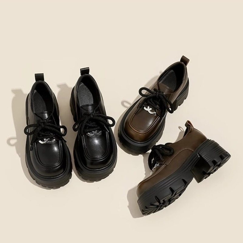レディース ホワイト プラットフォーム オックスフォードシュ - Oxford Lace Up Women のレビューと価格