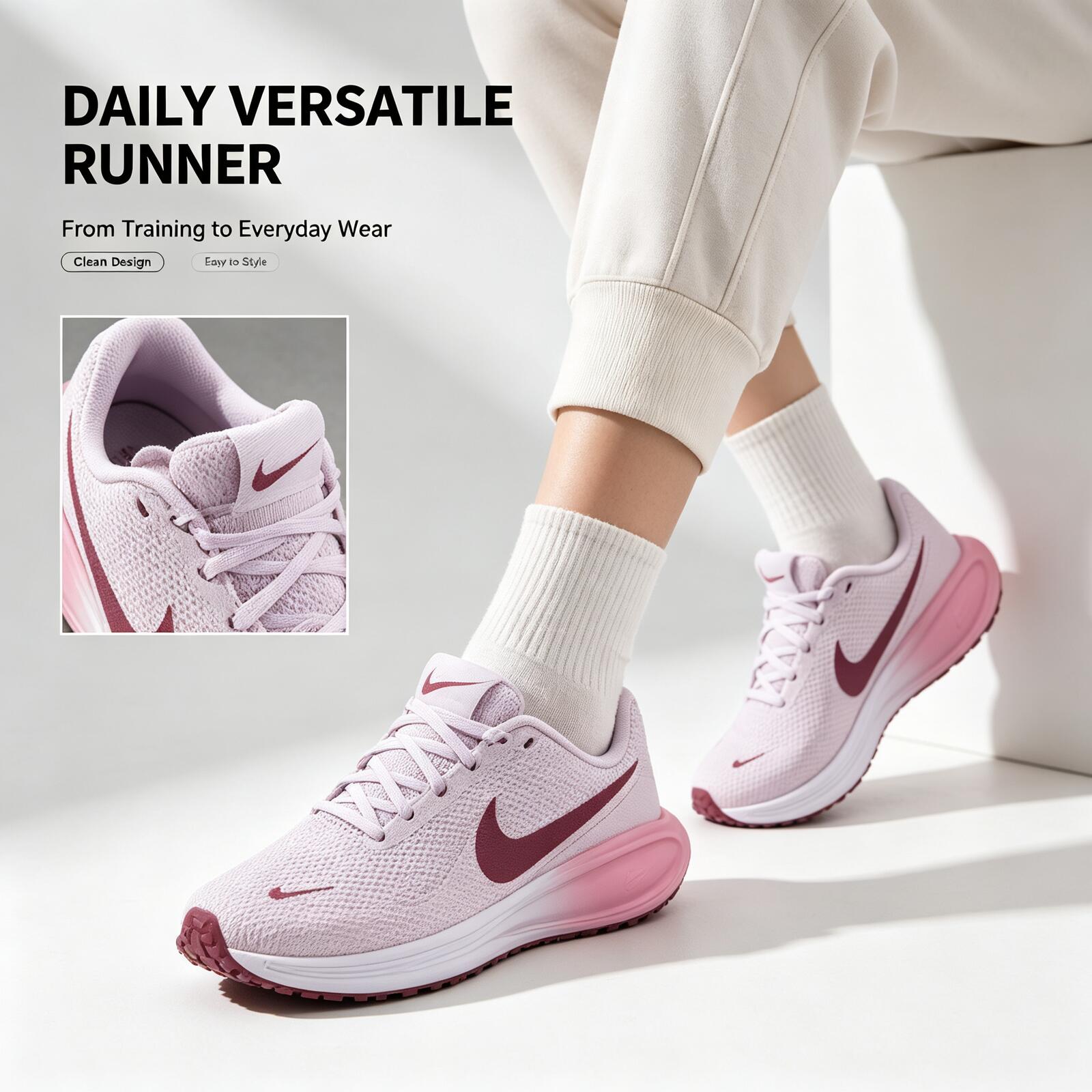 ナイキ レディース ピンク ランニング シューズ 軽量 通気 - Women Shoes Running Nike のレビューと価格