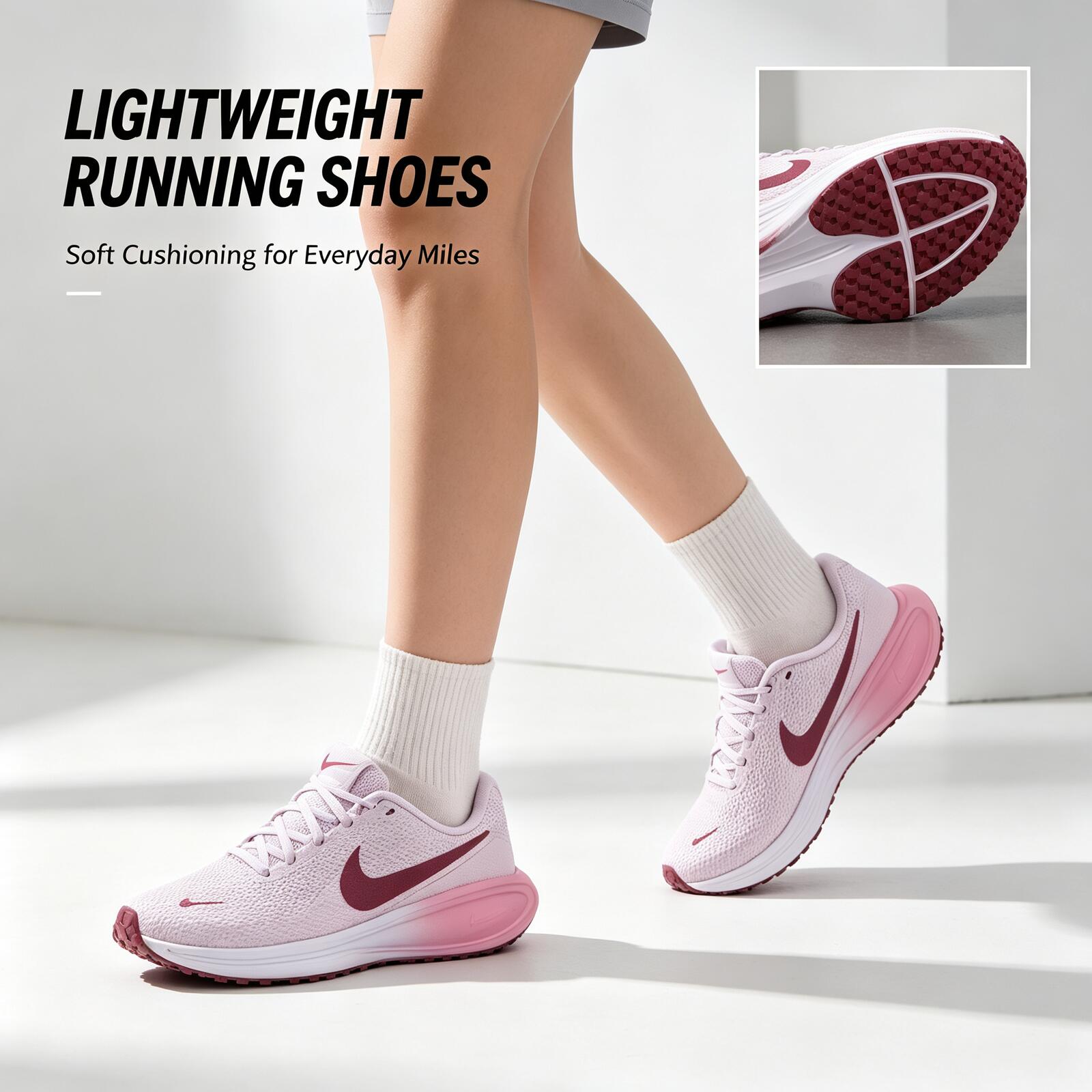 ナイキ レディース ピンク ランニング シューズ 軽量 通気 - Women Shoes Running Nike のレビューと価格
