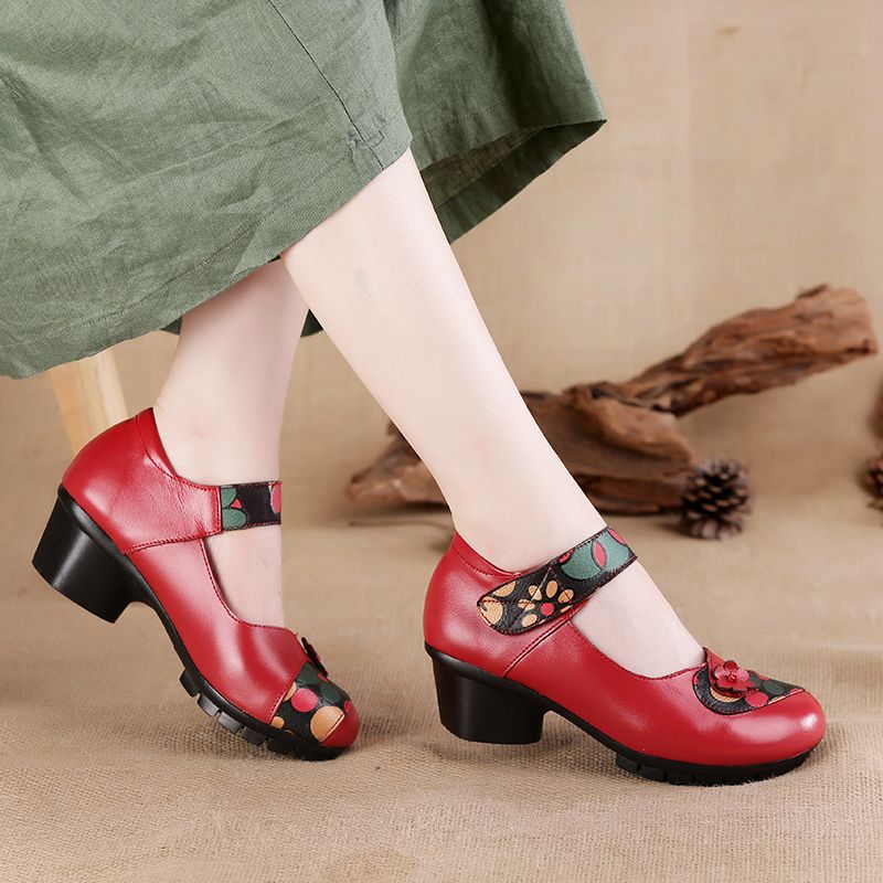 女性のための豪華な花柄のウェッジヒール,スタイリッシュな靴, - Women'S Shoes Quality のレビューと価格
