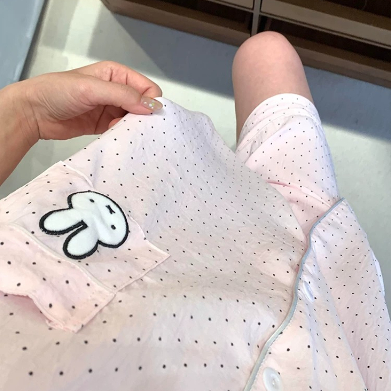 ミッフィーかわいいアニメかわいい水玉模様パジャマカップル衣装 - Women Shoes Xxl のレビューと価格
