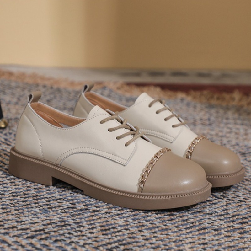 新しいレトロな女性の靴ファッション英国オックスフォードシュー - Oxford Lace Up Women のレビューと価格