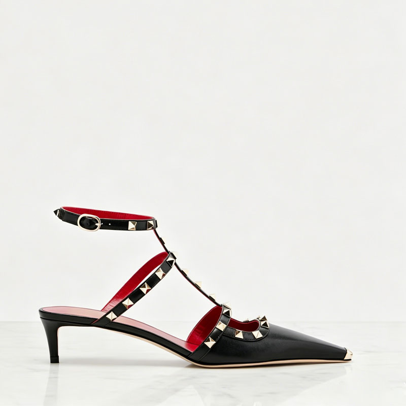 2026年レディースリベットローヒールスクエアヘッドスティレ - Women'S Shoes Quality のレビューと価格