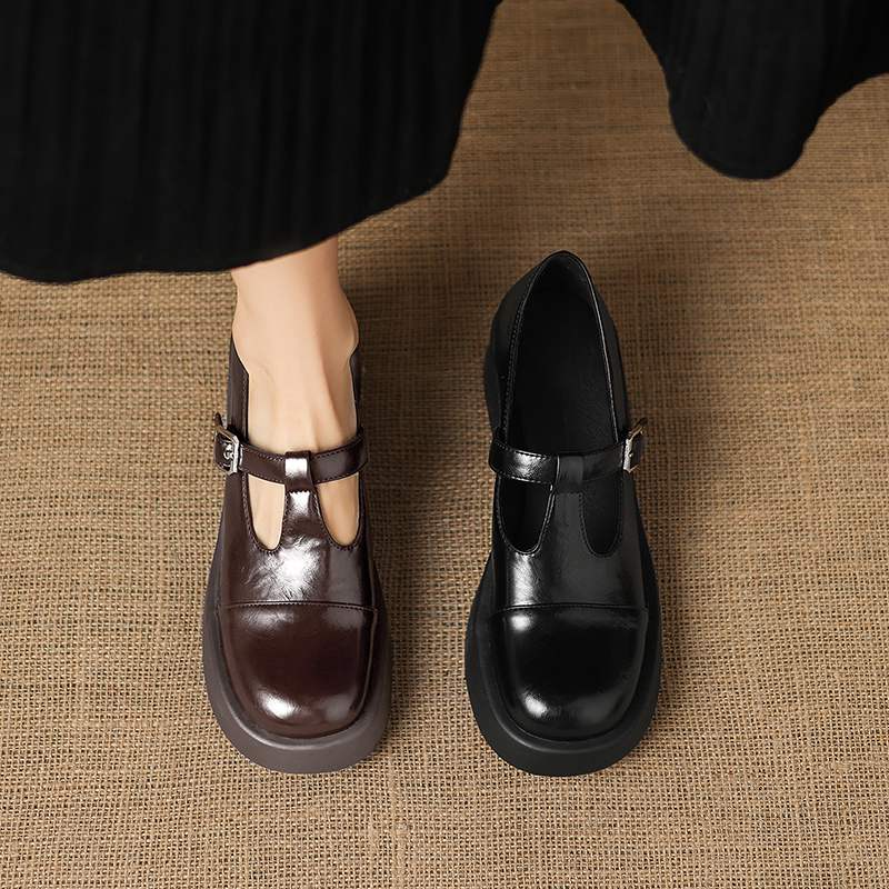 Krazing Pot マイクロファイバー ラウンドトゥ 厚 - Oxford Lace Up Women のレビューと価格