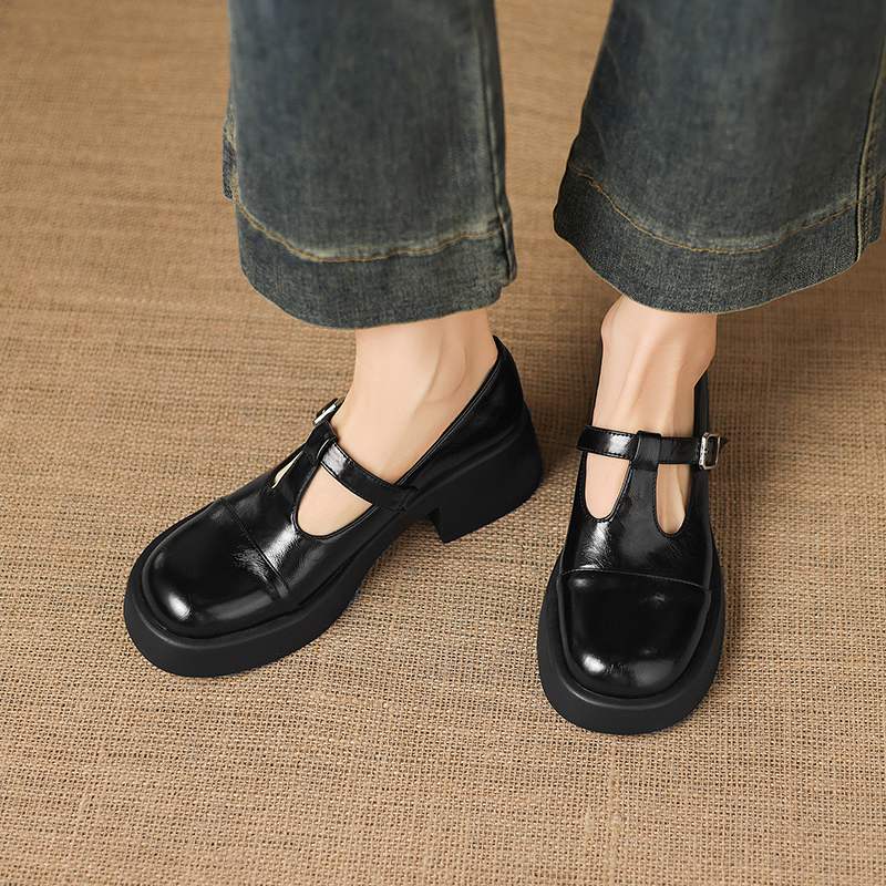 Krazing Pot マイクロファイバー ラウンドトゥ 厚 - Oxford Lace Up Women のレビューと価格
