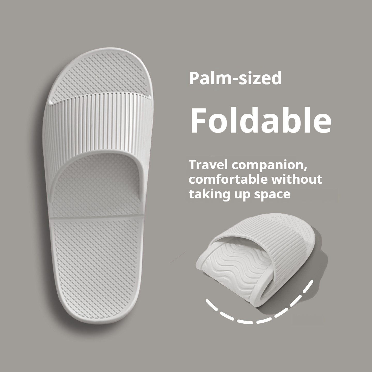 ワンピース成型折りたたみ式スライドサンダル レディース ソフ - Mule Slip On のレビューと価格
