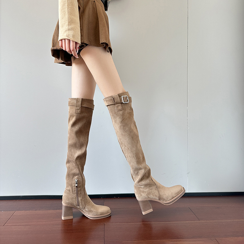ハイヒールニーハイブーツ レディース 秋冬 2025 ロング - Sock Boot Women のレビューと価格