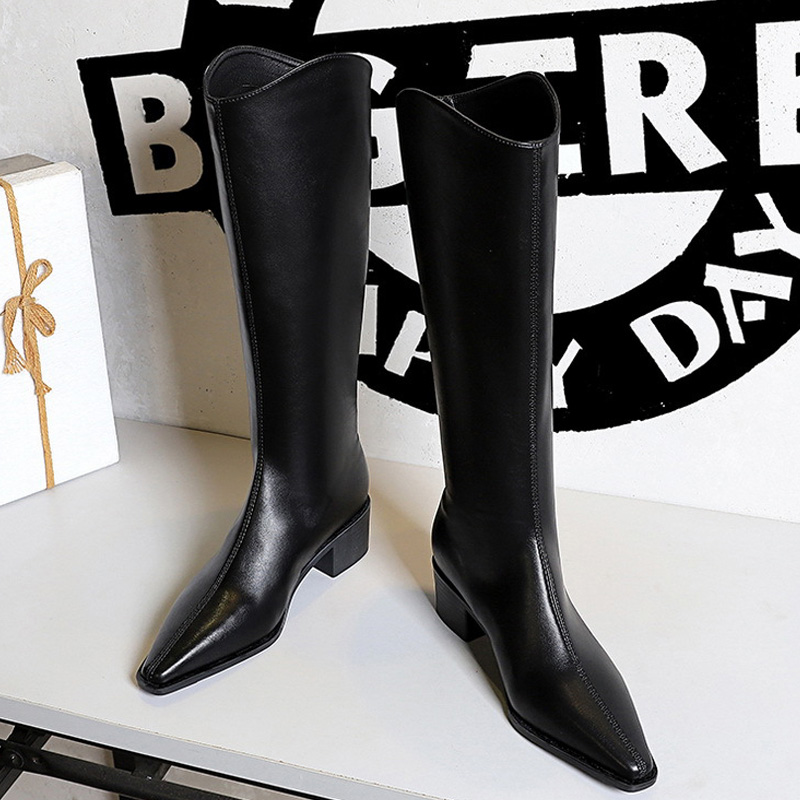 BIGTREE 2027 新作 ストリートスタイル ポインテ - Knee High Boots Women のレビューと価格